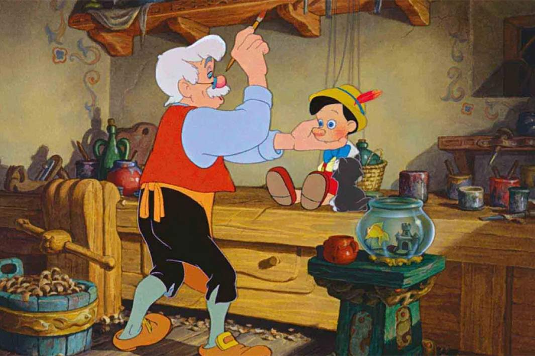 Кадр из мультфильма «Пиноккио» студии Walt Disney
