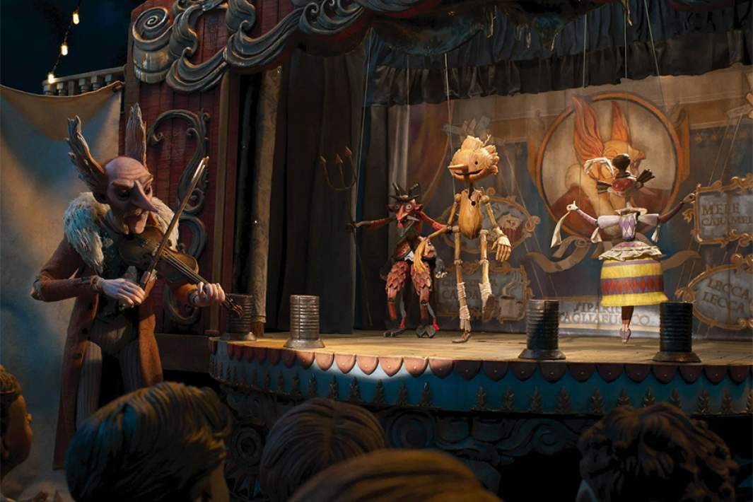 Кадр из фильма «Пиноккио» Гильермо дель Торо