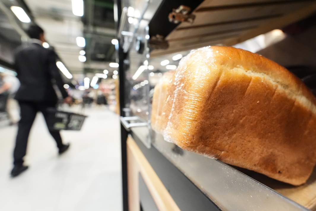 Хлеб в магазине 