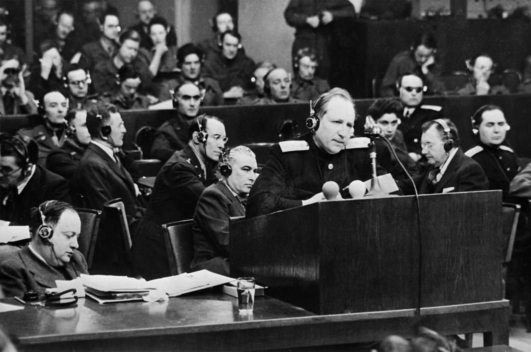 Выступление главного обвинителя от СССР Романа Андреевича Руденко