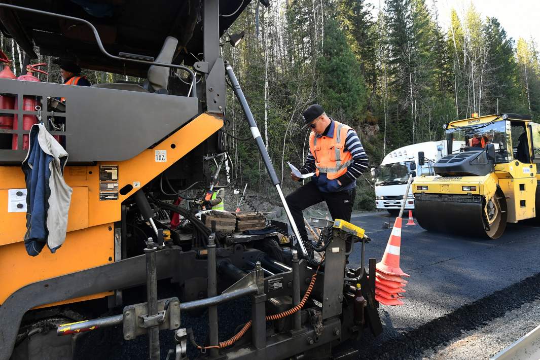 Укладка асфальта