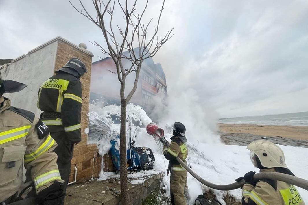 Крушение вертолета в Дагестане