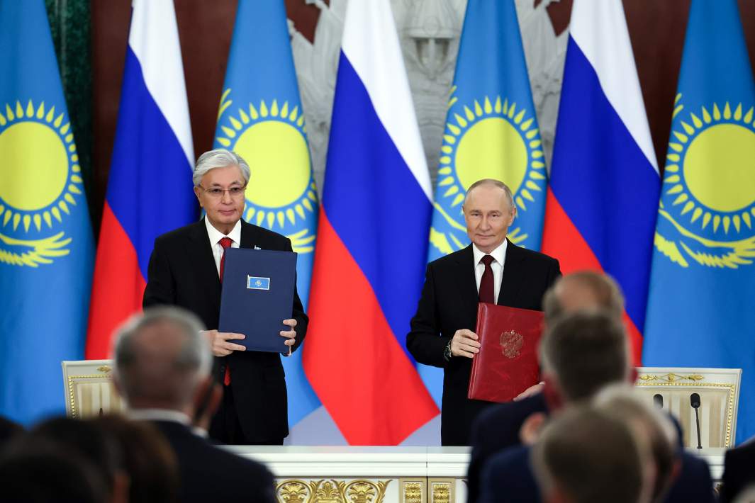 Путин и Токаев