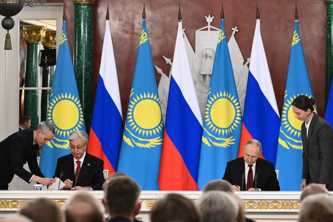 Путин и Токаев