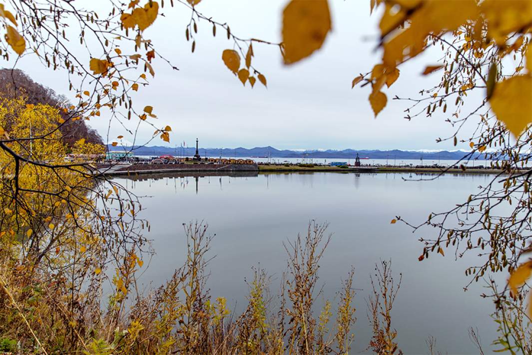 Вид на город