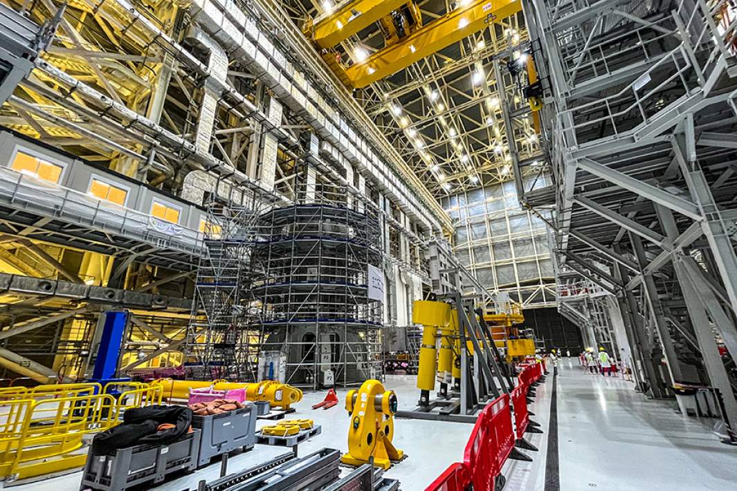 Цех сборки модулей будущего термоядерного реактора ИТЭР