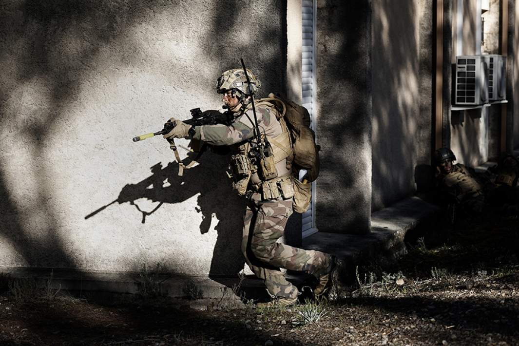 Военнослужащие Франции на учениях 