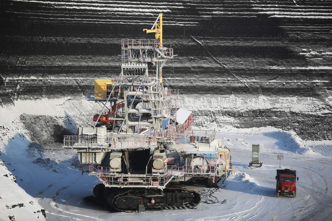 Добыча угля