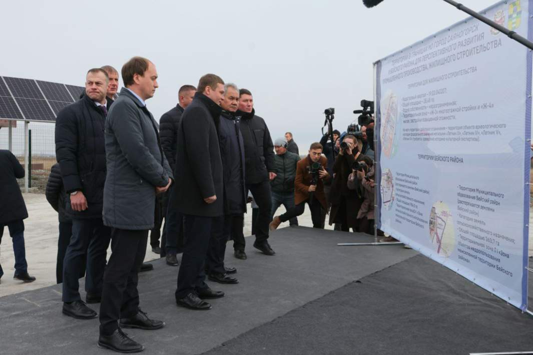 Рабочий визит в Хакасию секретаря Совета Безопасности РФ Сергея Шойгу