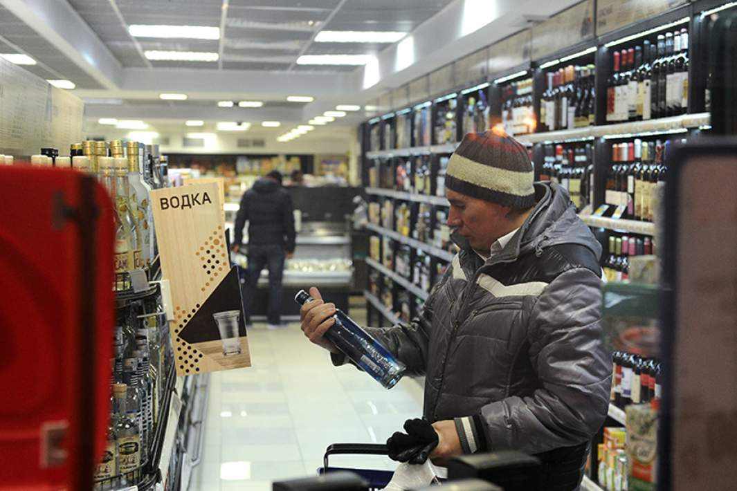 Продажа алкоголя в гипермаркете