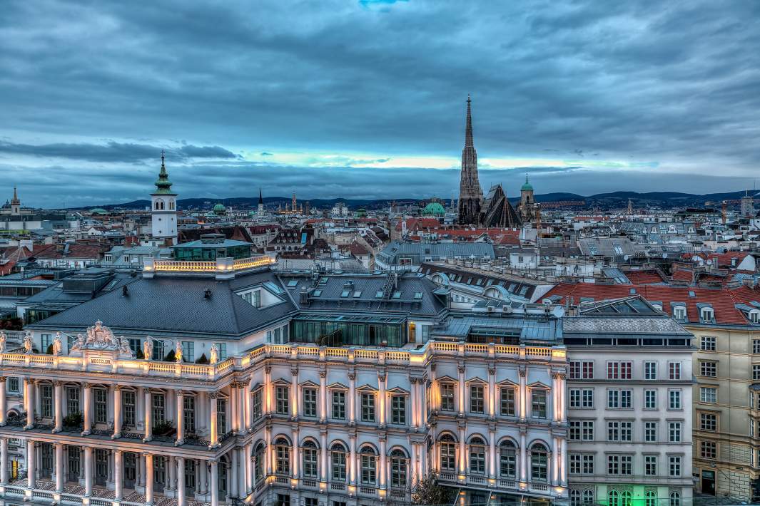 Вид на Вену, Австрия
