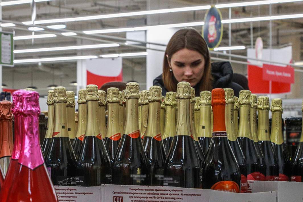 Продажа алкоголя в гипермаркете