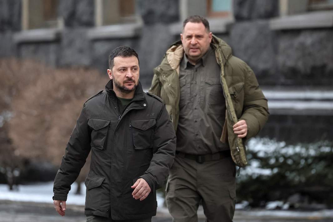 Президент Украины Владимир Зеленский и глава офиса президента Андрей Ермак