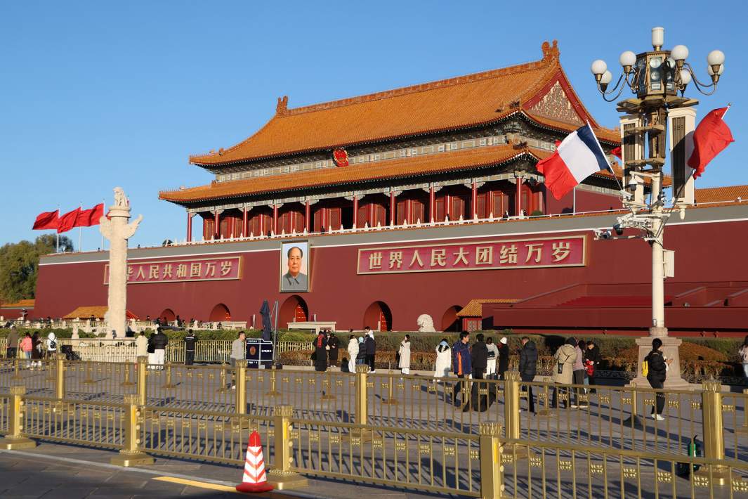 Площадь Тяньаньмэнь в Пекине