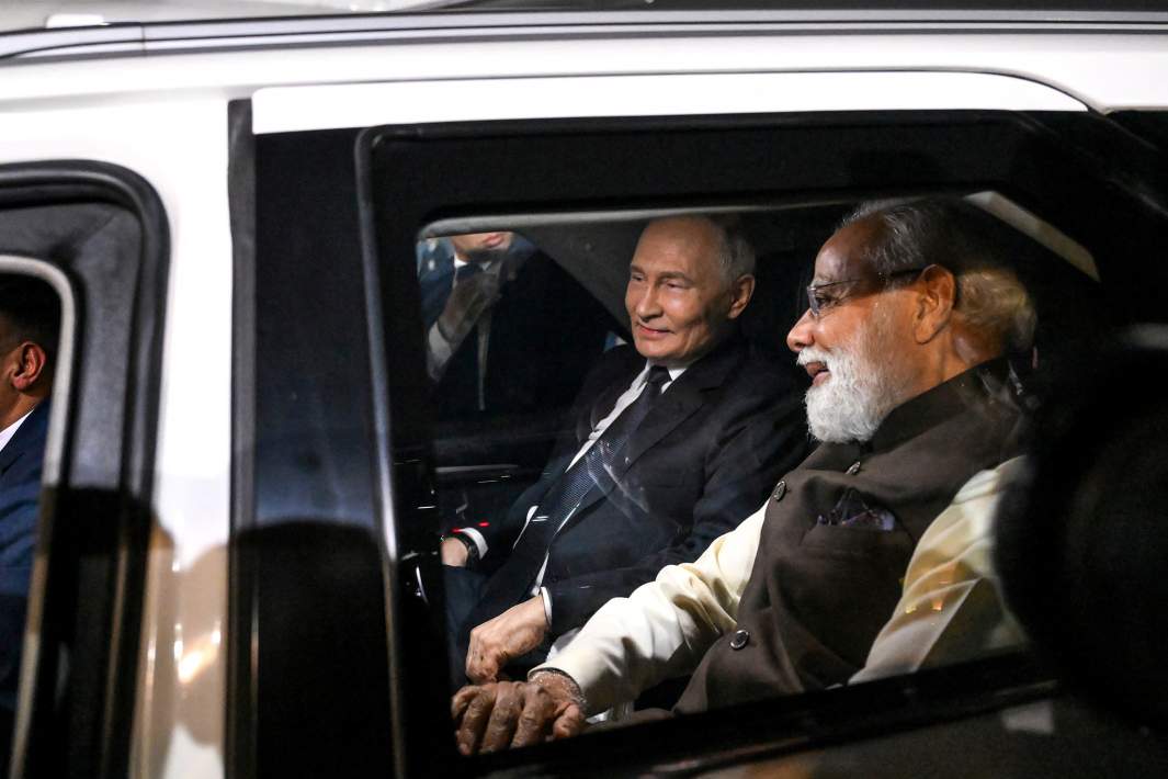 Владимир Путин и Моди