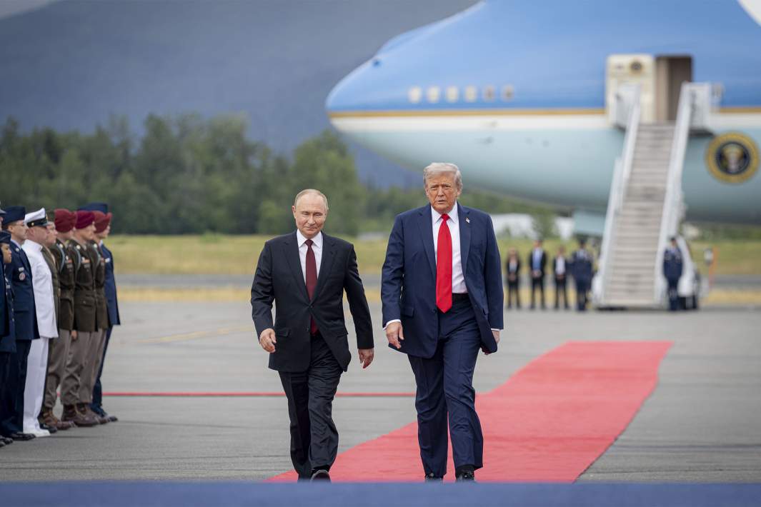  Президент России Владимир Путин и президент США Дональд Трамп