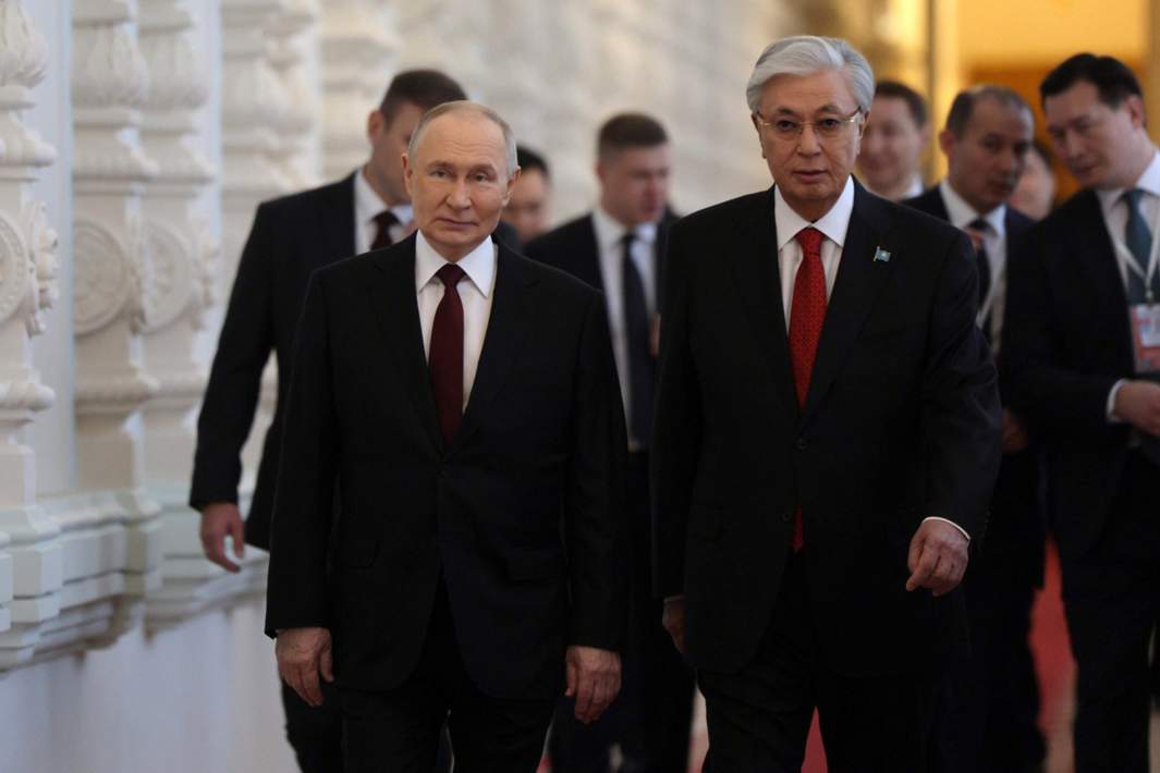 Владимир Путин и Касым-Жомарт Токаев