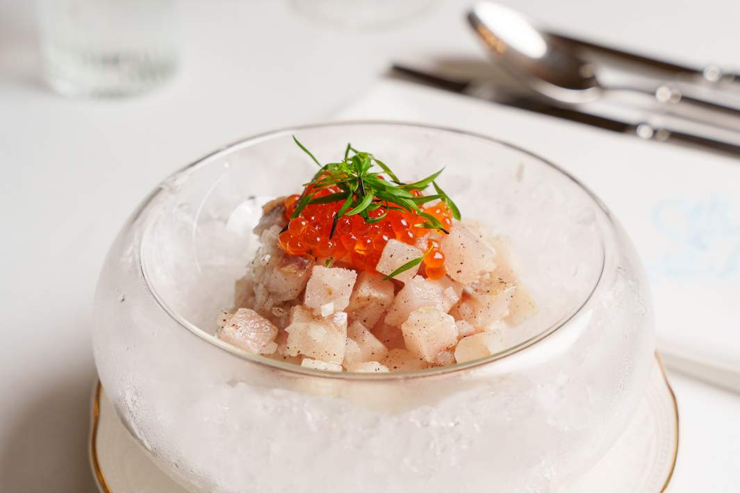 Салат индигирка из якутского муксуна