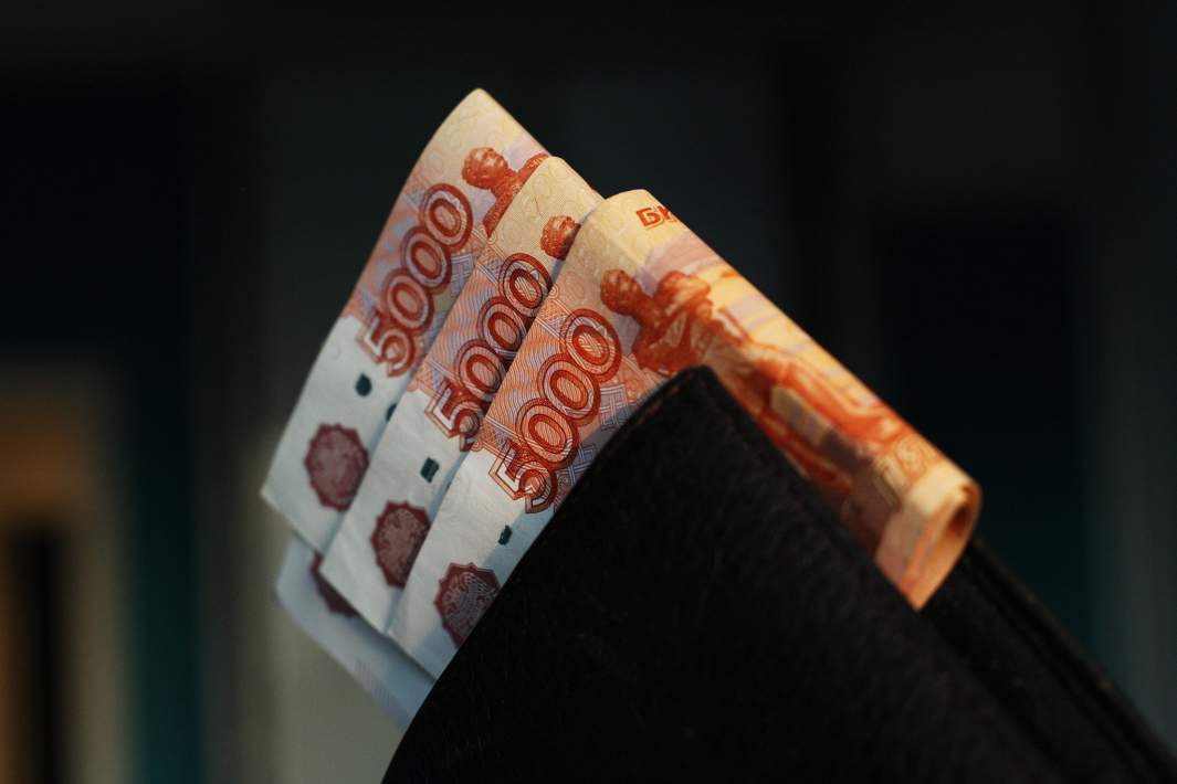 Деньги в кошельке 