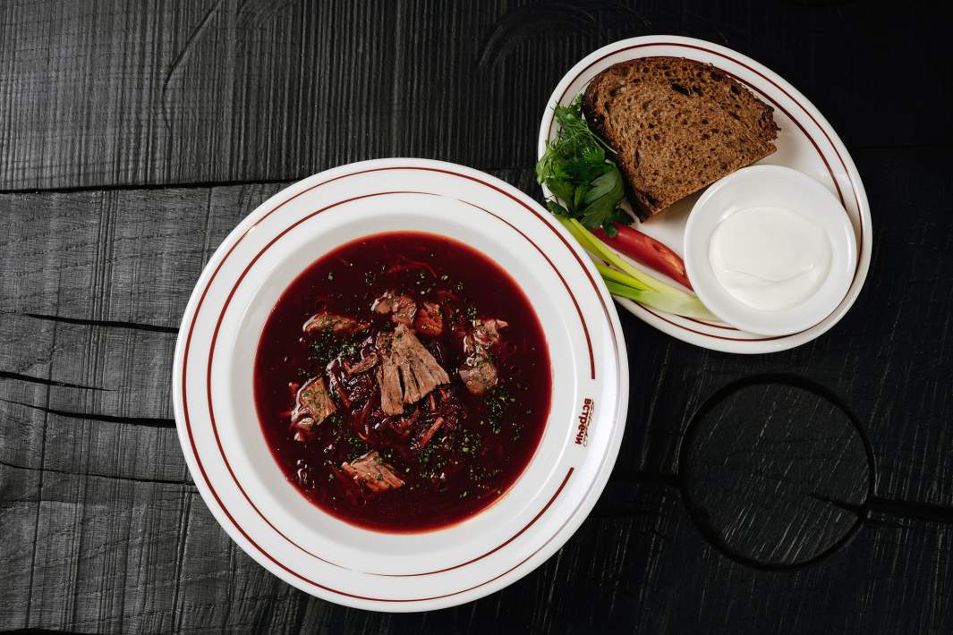 Борщ с говядиной