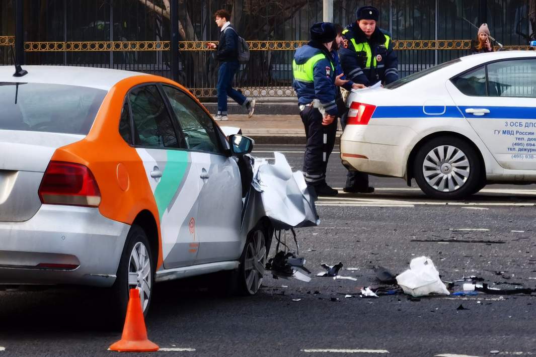 ДТП с участием автомобиля каршеринга