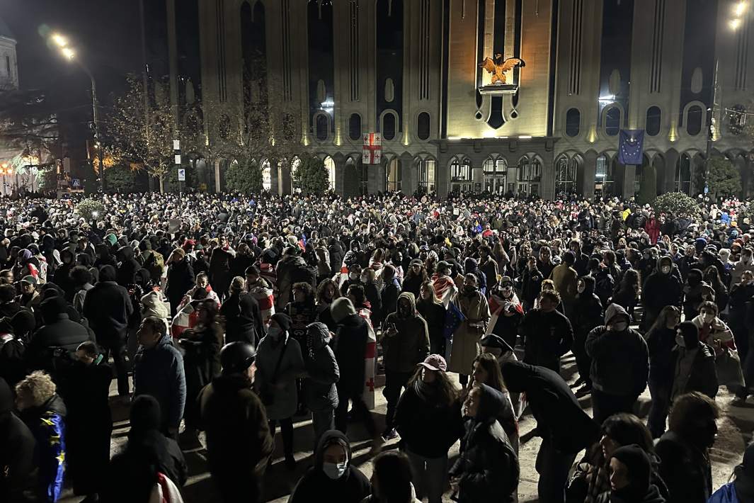 Протесты в Грузии 