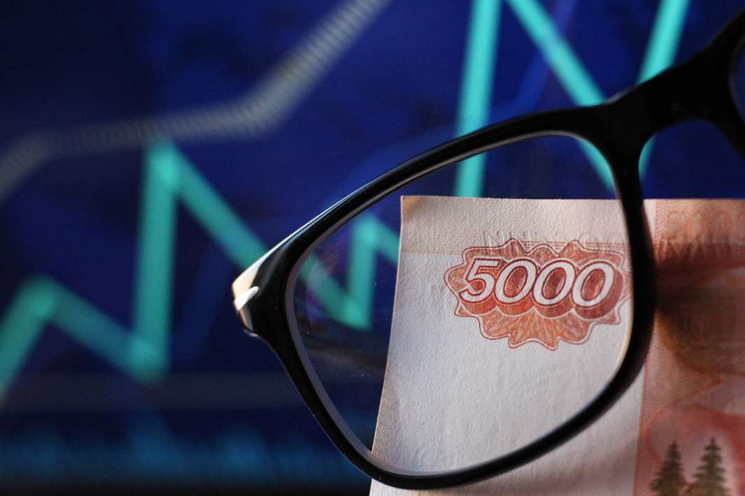 купюра и график