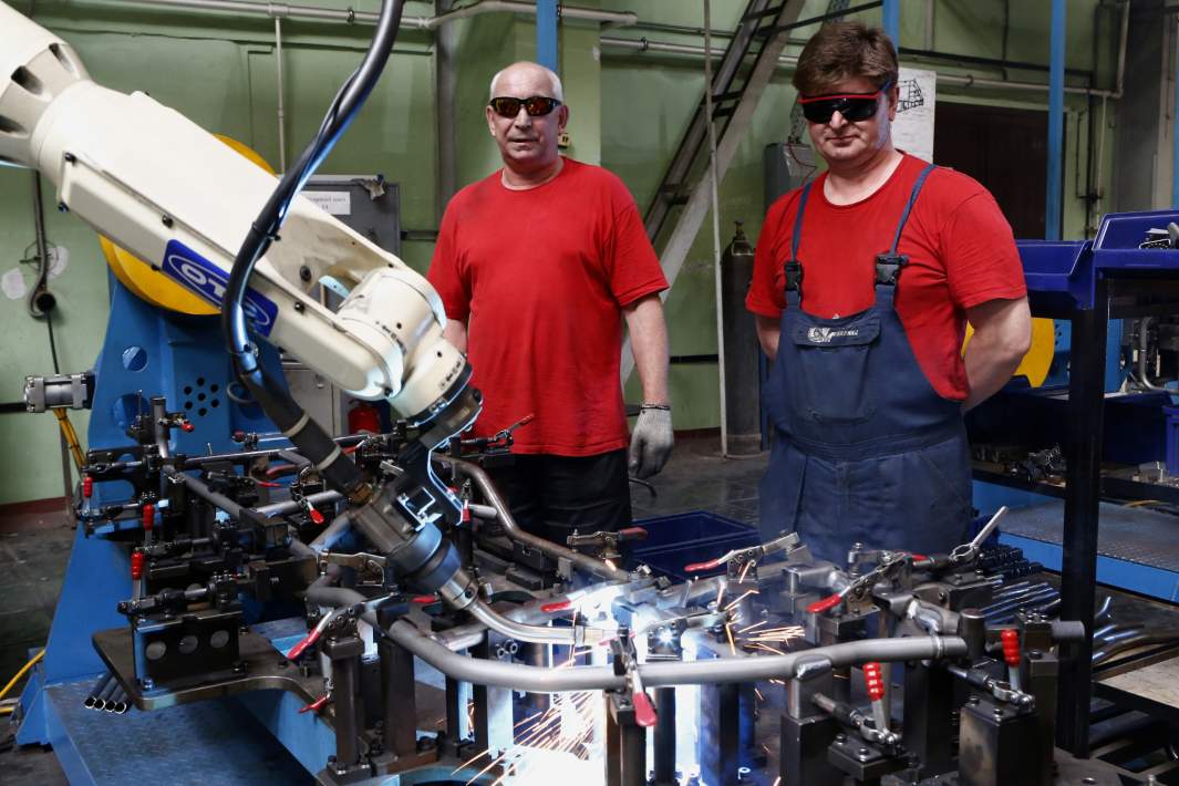 Участок роботизированной сварки