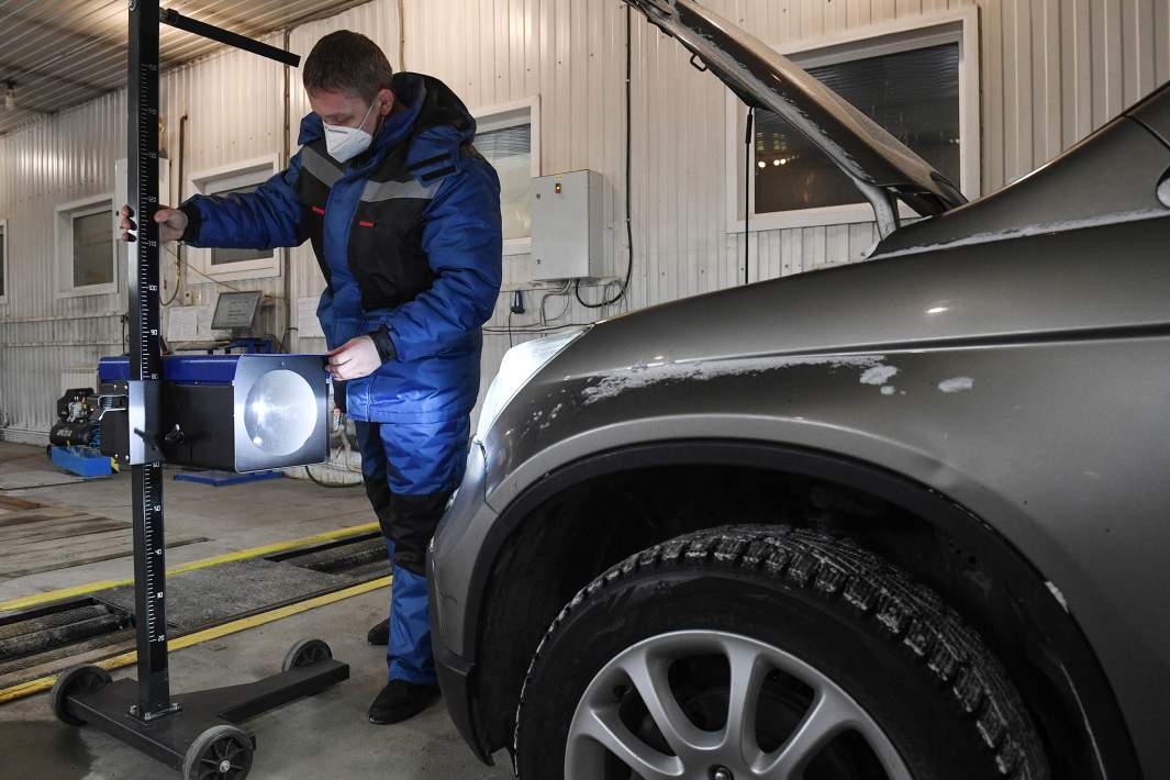 Проверка фар 