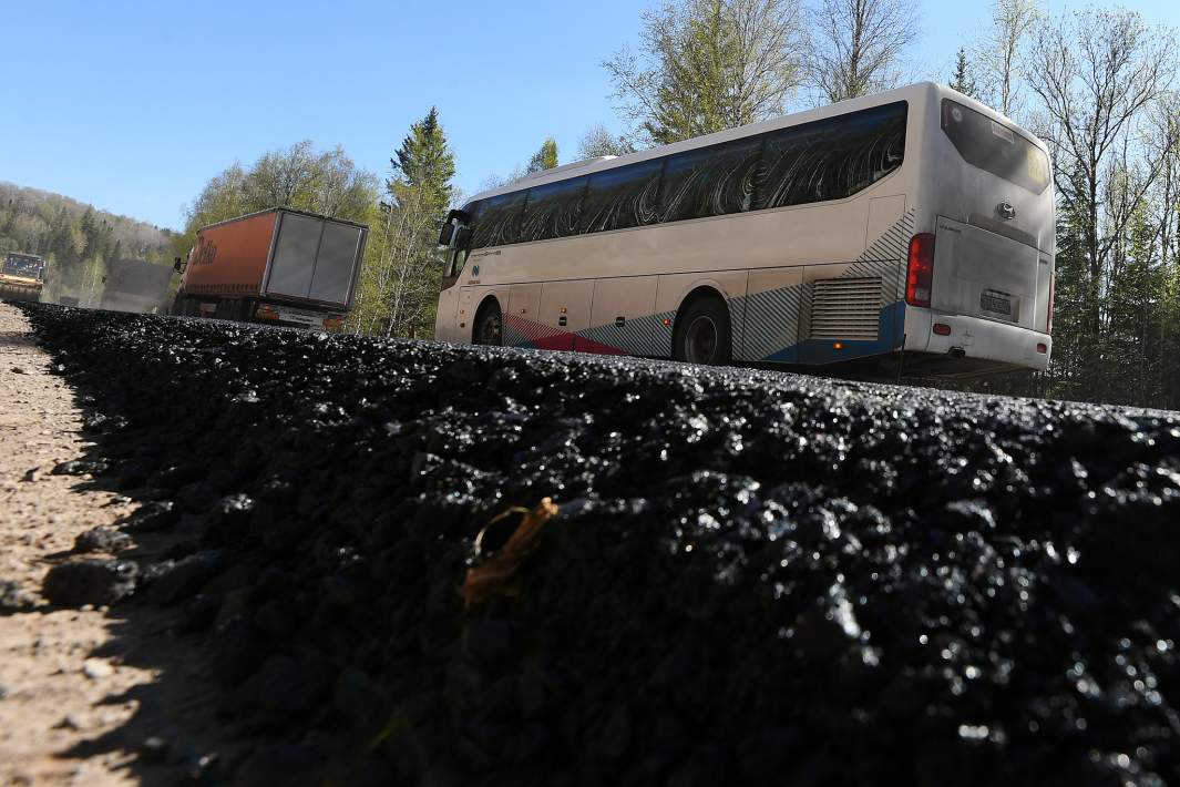 Укладка асфальта