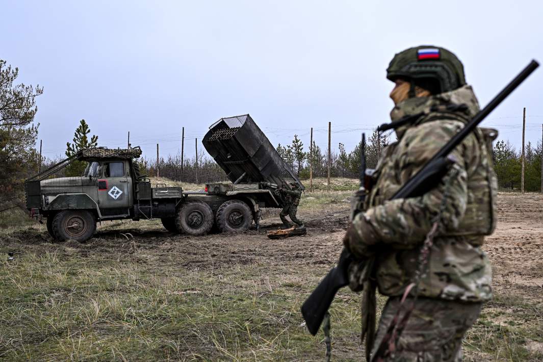 Боевая работа расчета РСЗО