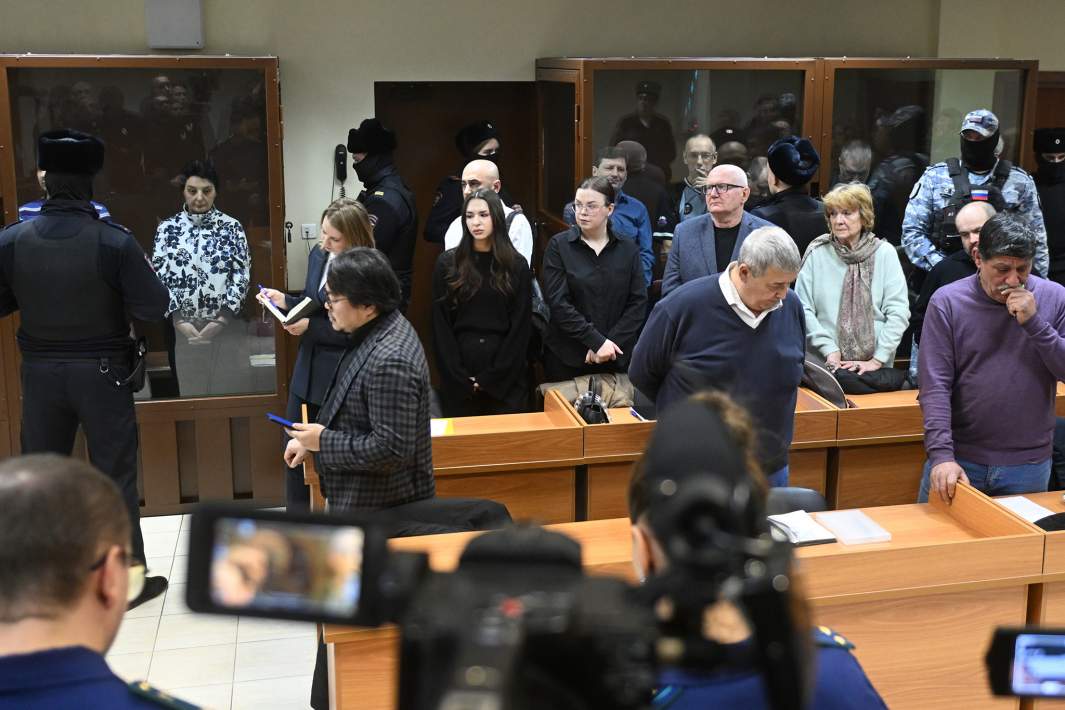 В зале Бабушкинского суда о время оглашения приговора экс-губернатору Хабаровского края Сергей Фургалу по уголовному делу о хищении свыше 2 млрд рублей у МСП-банка 