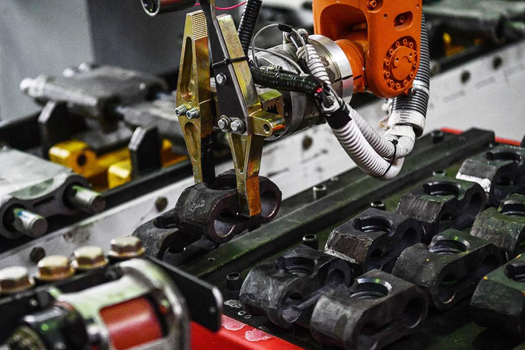 Участок автоматической сборки в одном из цехов