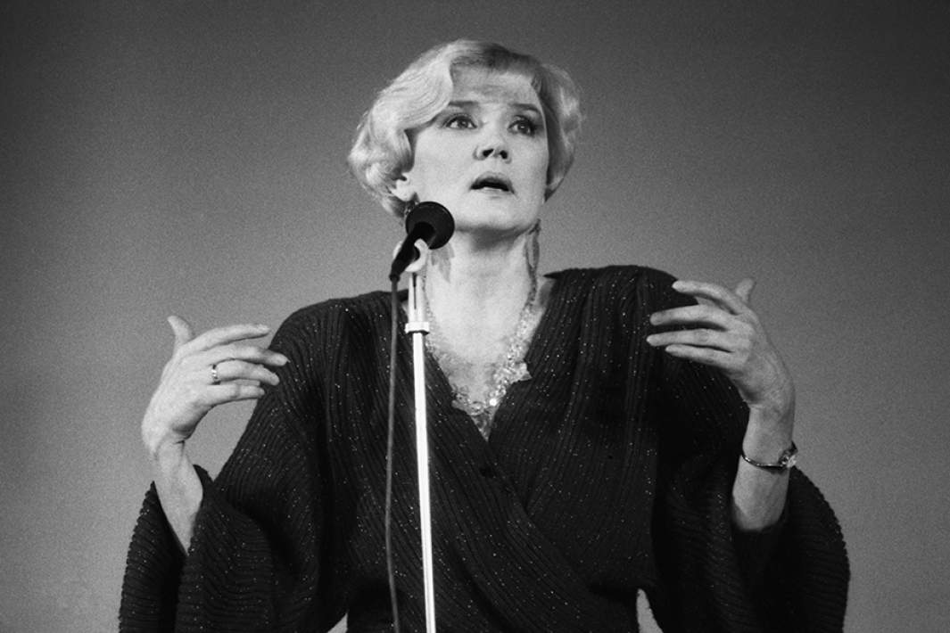 Актриса Вера Алентова. 1987 год