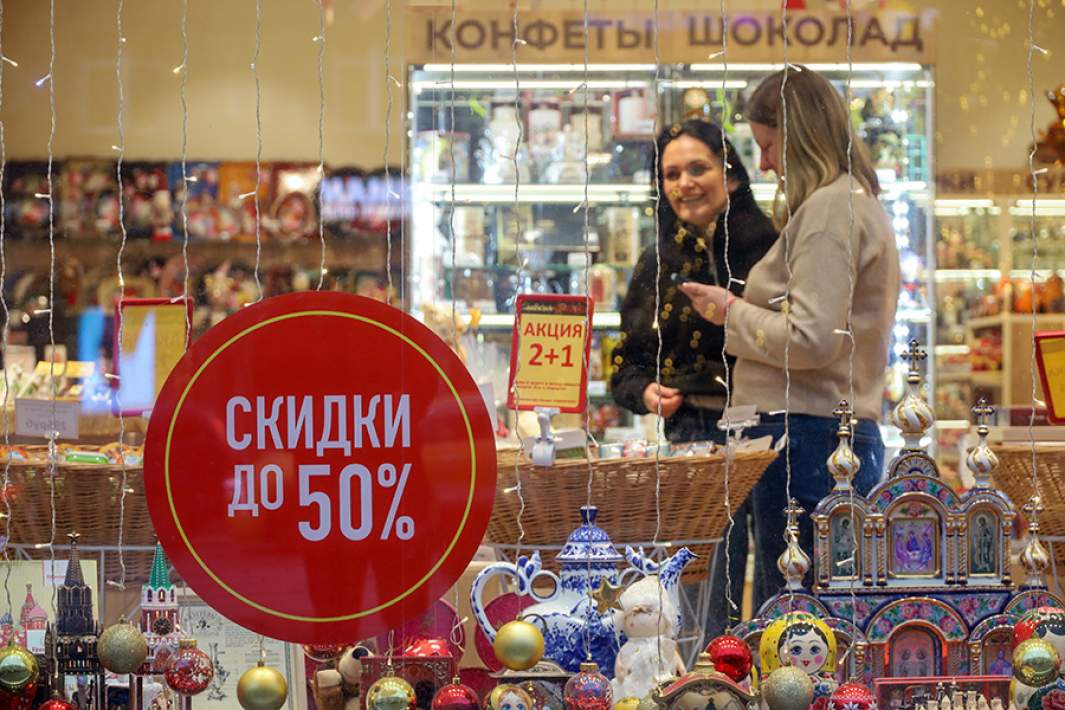 Продажа сладостей в магазине