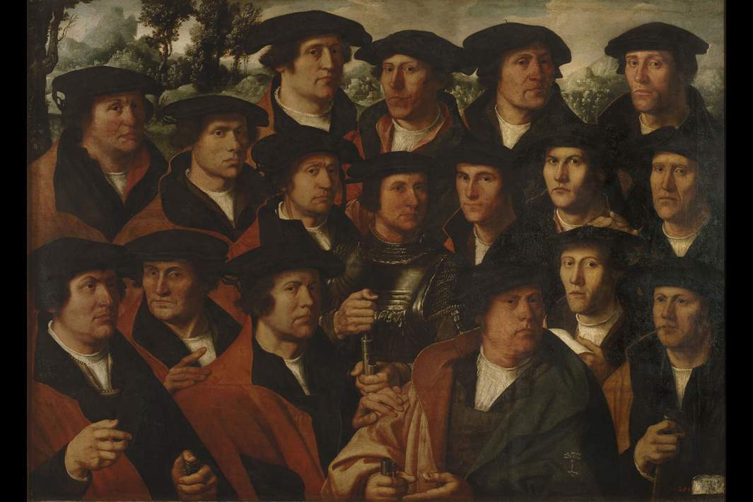 Групповой портрет корпорации амстердамских стрелков. Дирк Якобс (ок. 1497-1567)