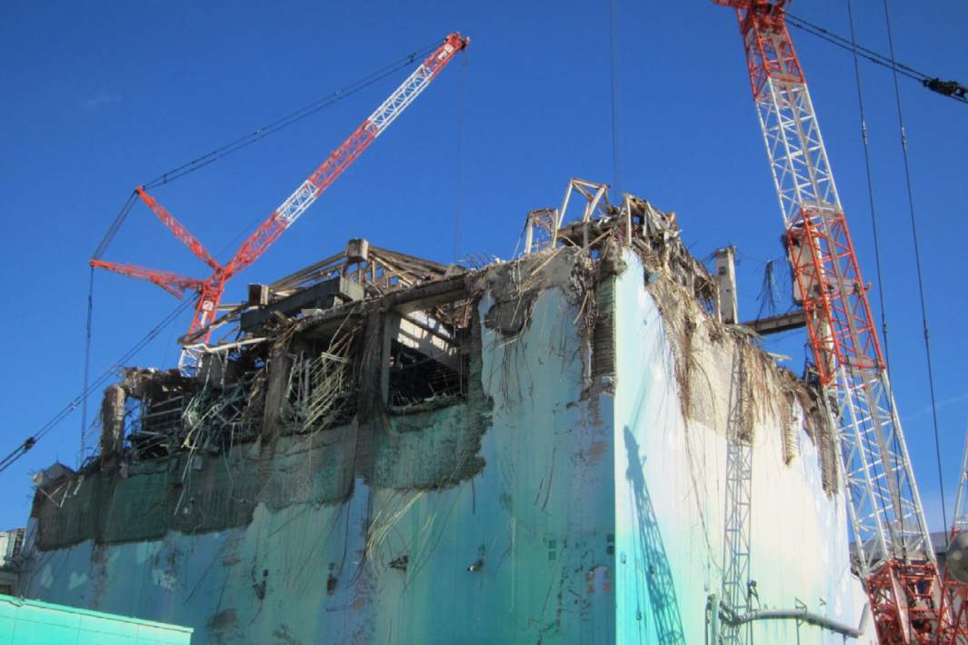 Реакторный корпус 3-го энергоблока АЭС Фукусима-1