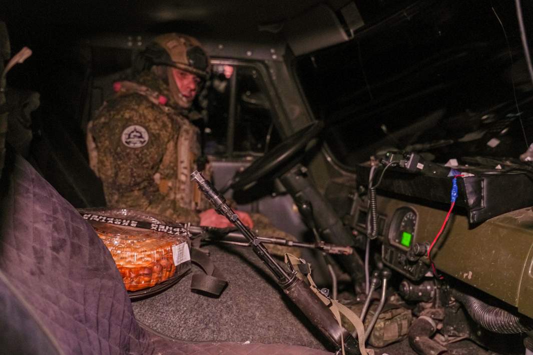 Праздничный пирог парням на передовую