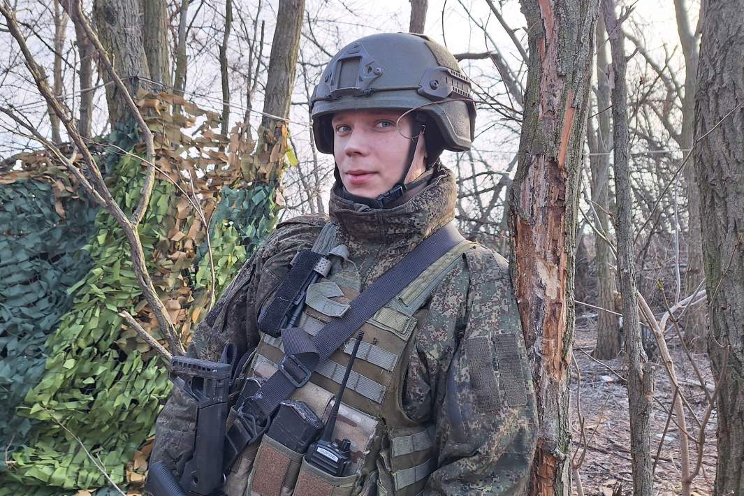 Наводчик рядовой Сергей Головин