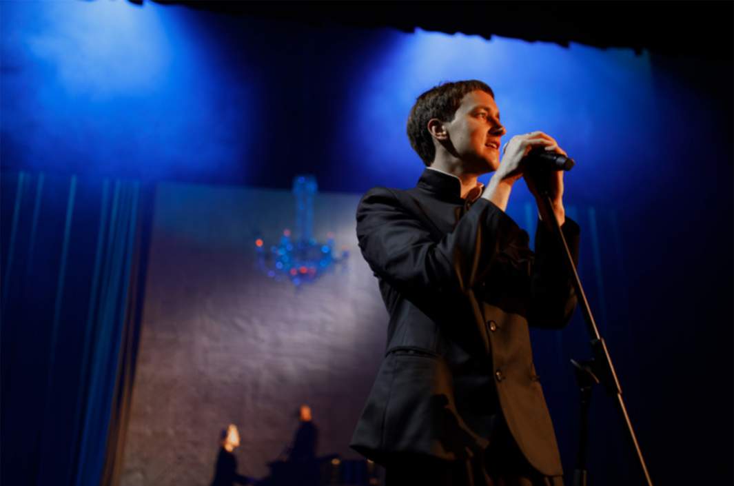 Сергей Кирпиченок в постановке «Гамлет» Мурата Абулкатинова на Таганке 