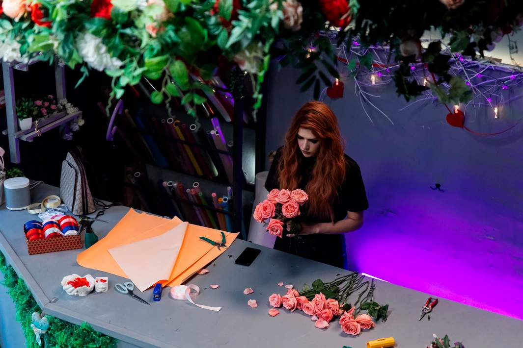 Кадр со съемок фильма «Несвятая Валентина»