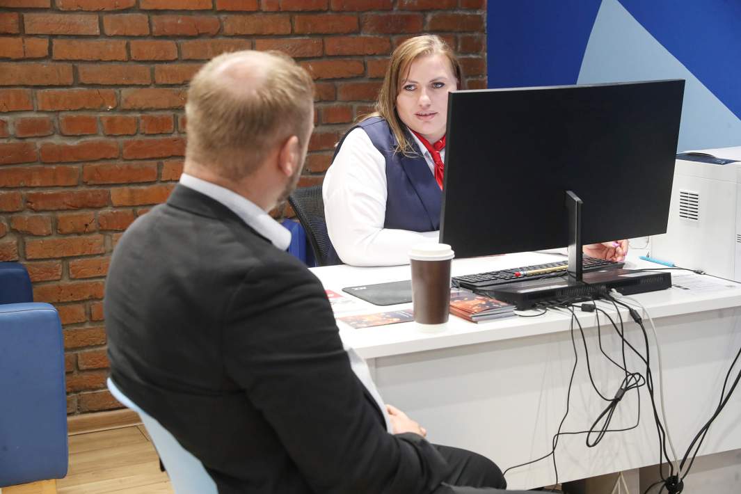 Мужчина на собеседование 