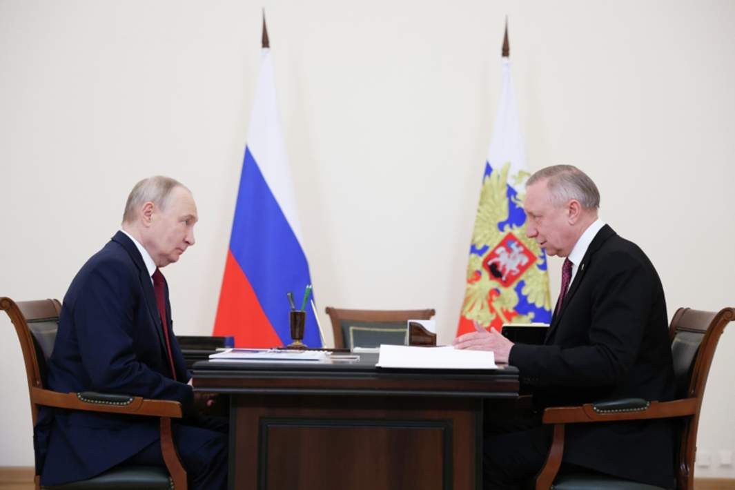 Владимир Путин и Александр Беглов