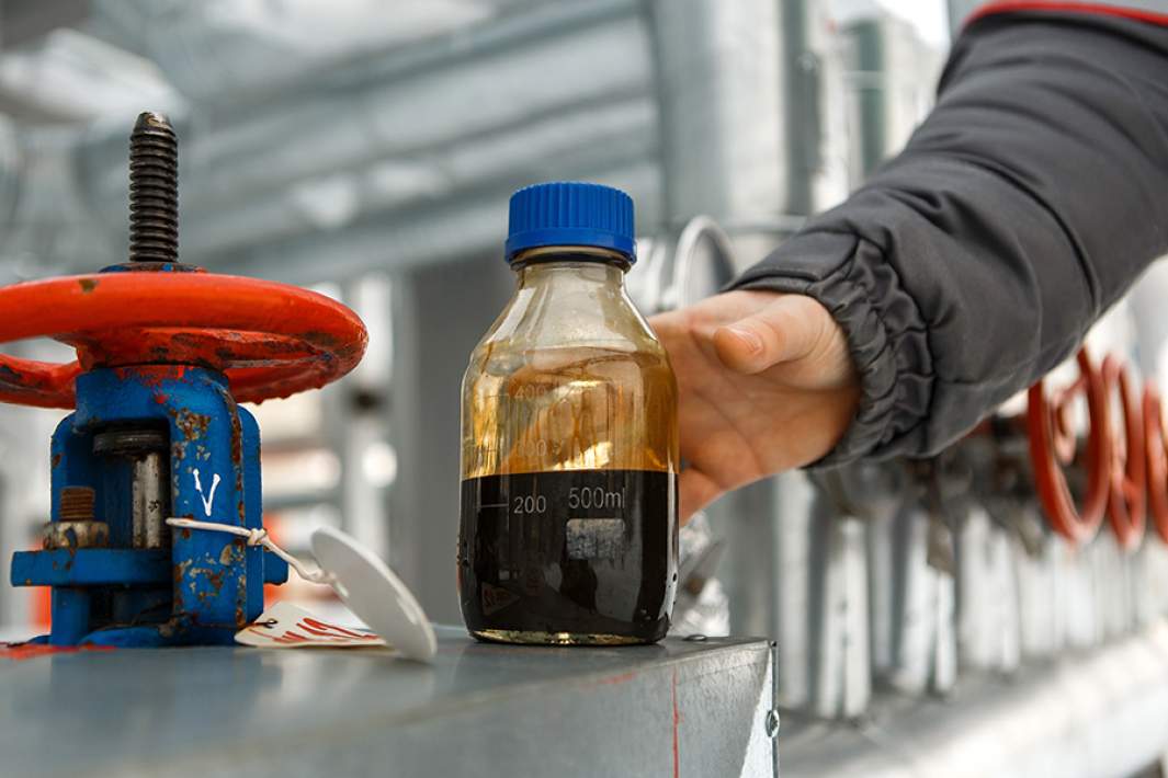 Отбор пробы товарной нефти