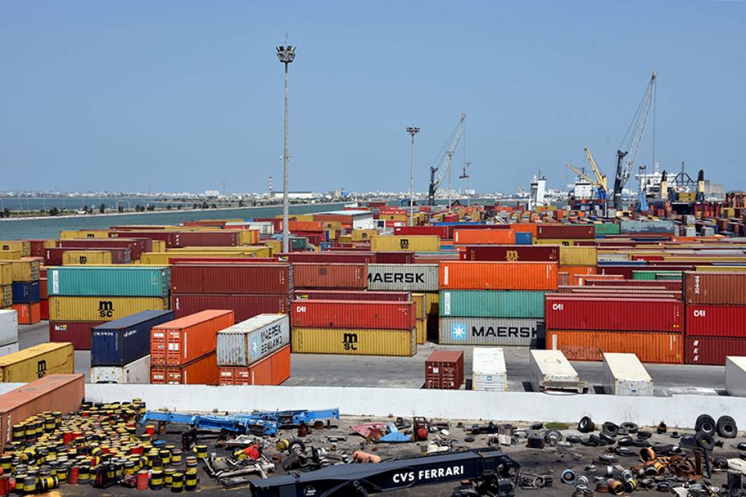 Порт Бизерта в Тунисе