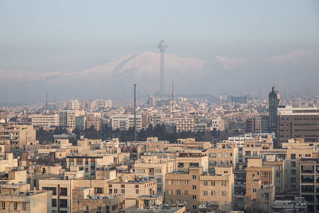 Вид на Тегеран, Иран