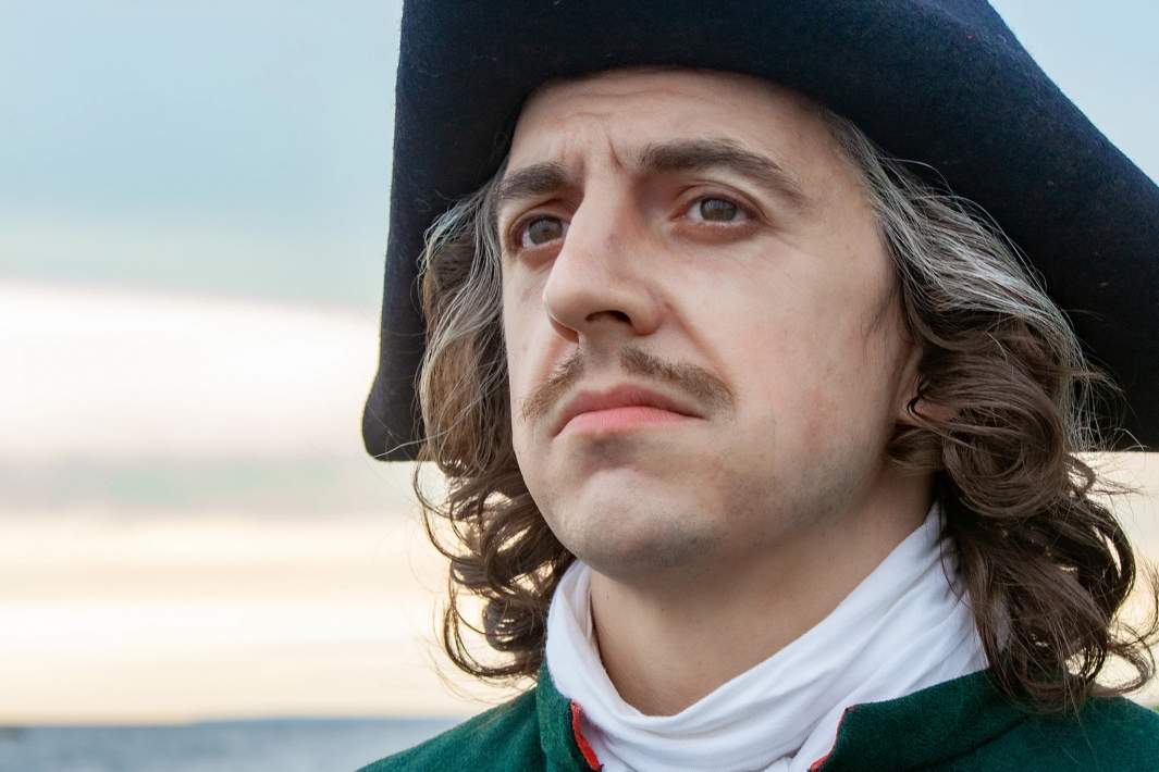 Кадр со съемок сериала «Государь»