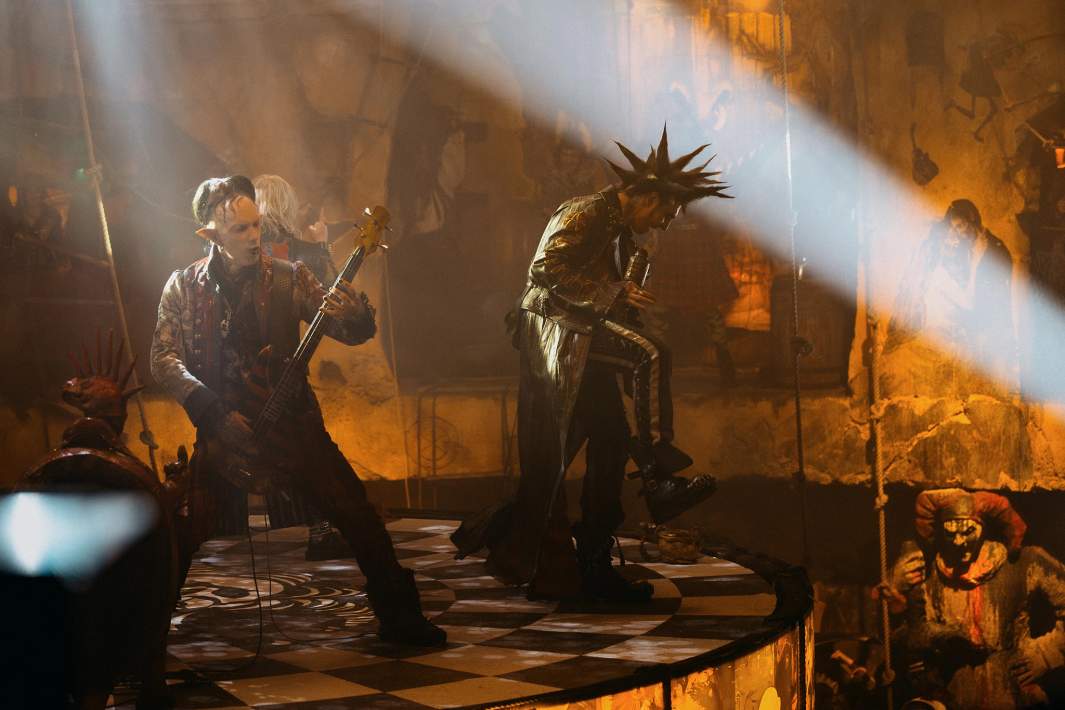 Кадр со съемок фильма «Король и Шут. Навсегда»