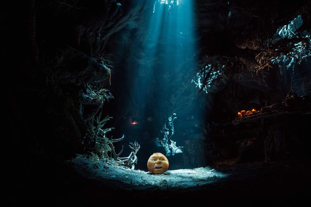 Кадр со съемок фильма «Последний богатырь. Колобок»