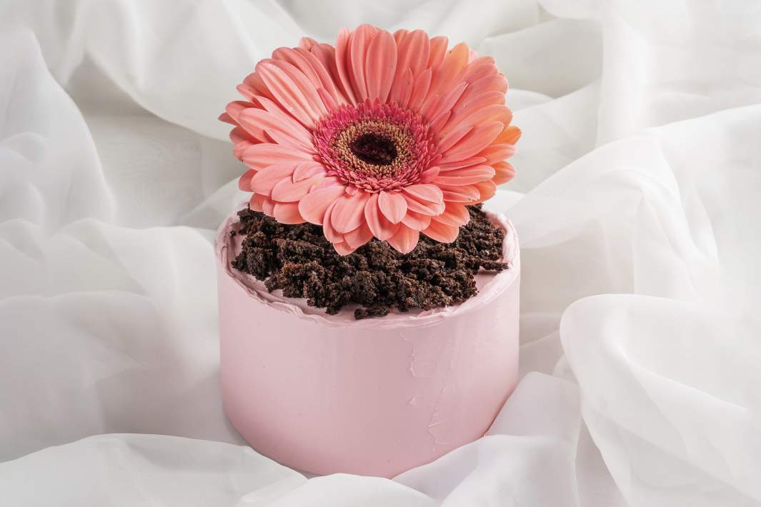 Бенто-торт «Любимый цветок Варвары»